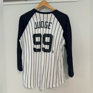 New York Yankees Aaron‎ Judge Women’s Large Baseball T-shirt